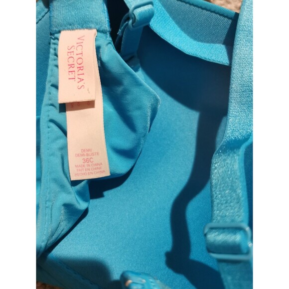 Victoria's Secret Convertible Light Blue Lace Bra 36 C - Picture 7 of 7